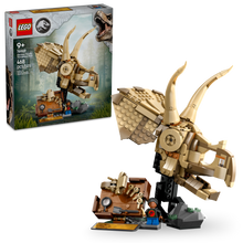 LEGO® Jurassic World Dinosaur Fossils: Triceratops Skull Model Playset, Building Kit Display 76969