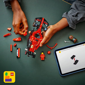 LEGO® Speed Champions Ferrari SF-24 F1® Race Car Toy Vehicle and Driver Set 77242