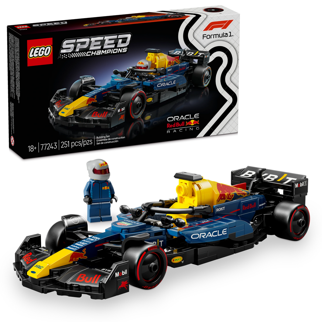 LEGO® Speed Champions Oracle Red Bull Racing RB20 F1® Race Car Vehicle for Adults 77243