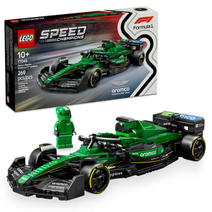 LEGO® Speed Champions Aston Martin Aramco F1® AMR24 Race Car Vehicle Set and Driving Kit 77245