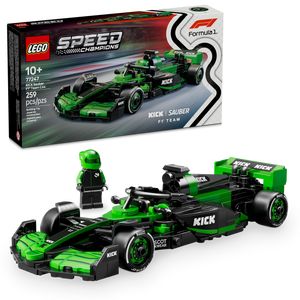 LEGO® Speed Champions KICK Sauber F1® Team C44 Race Car Toy Vehicle and Driving Kit 77247