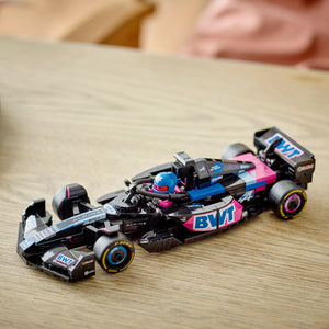 LEGO® Speed Champions BWT Alpine F1® Team A524 Race Car, Toy Vehicle and Driver Set 77248