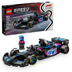 LEGO® Speed Champions BWT Alpine F1® Team A524 Race Car, Toy Vehicle and Driver Set 77248