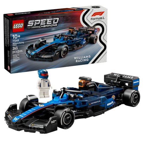 EGO® Speed Champions Williams Racing FW46 F1® Race Car, Vehicle Set and Driving Kit 77249