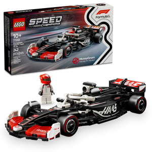 LEGO® Speed Champions MoneyGram Haas F1® Team VF-24 Race Car, Toy Vehicle and Driving Kit 77250