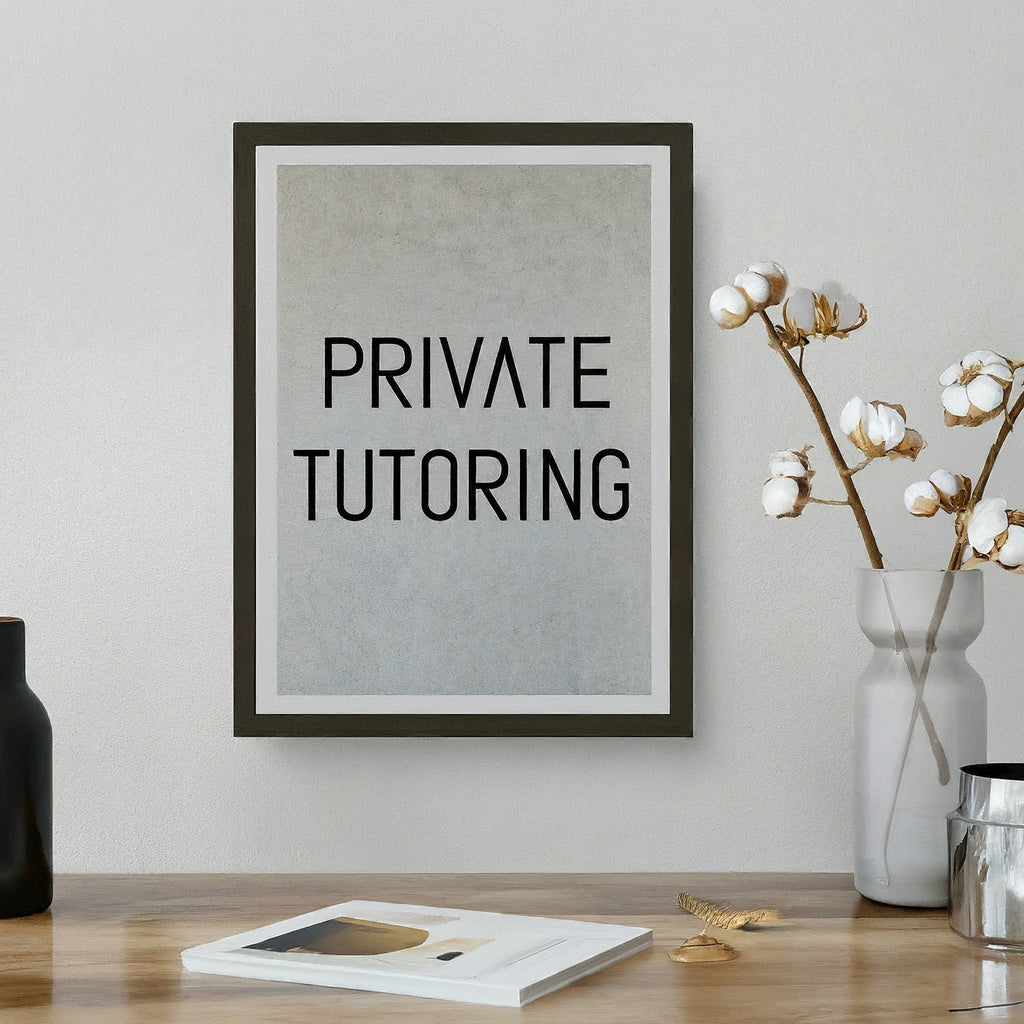 Private Lessons Sign Private Tutoring Lesson (1-hour) - 10 Class Pack