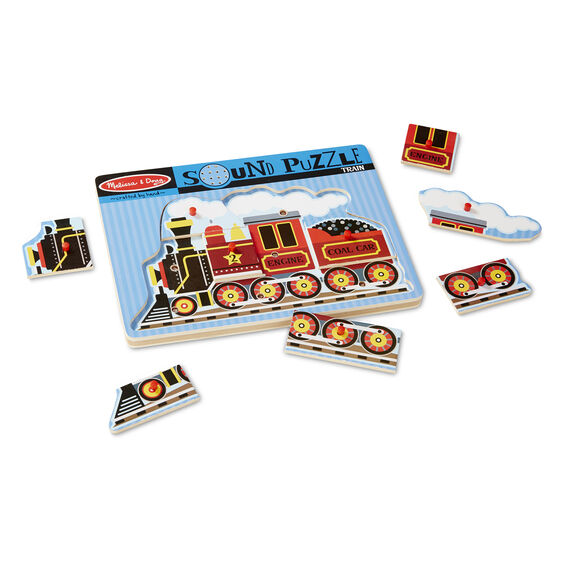 Melissa and Doug Train Sound Puzzle - 9 Pieces - All-Star Learning Inc. - Proudly Canadian