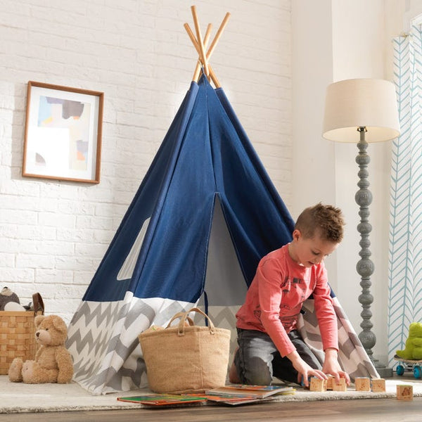 KidKraft Deluxe Play Teepee Navy