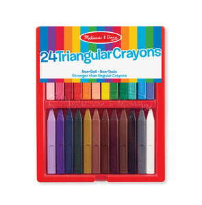 Melissa and Doug Triangular Crayons - 24 Pack - All-Star Learning Inc. - Proudly Canadian