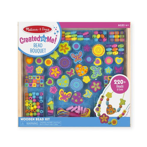 Melissa and Doug Bead Bouquet Deluxe Wooden Bead Set - All-Star Learning Inc. - Proudly Canadian
