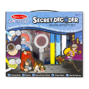 Melissa and Doug Secret Decoder Deluxe Activity Set - On the Go - All-Star Learning Inc. - Proudly Canadian