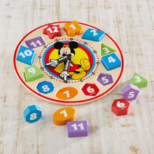 Melissa and Doug Disney Mickey Mouse Wooden Shape Sorting Clock