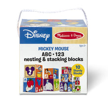 Melissa and Doug Disney Mickey Mouse ABC-123 Nesting & Stacking Blocks