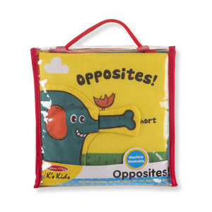 Melissa and Doug Soft Activity Book - Opposites - All-Star Learning Inc. - Proudly Canadian