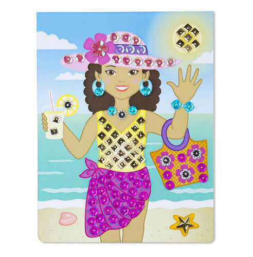 Melissa and Doug On the Go Sequin Scenes Activity Set - Fashion - All-Star Learning Inc. - Proudly Canadian