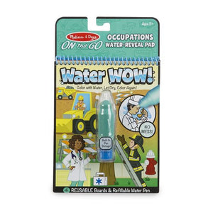 Melissa and Doug Water Wow! Occupations - Water Reveal Pad On the Go Travel Activity - All-Star Learning Inc. - Proudly Canadian
