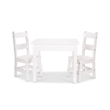 Melissa and Doug Wooden Table & Chairs - White - All-Star Learning Inc. - Proudly Canadian