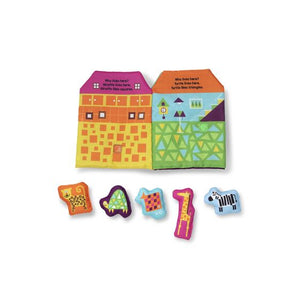 Melissa and Doug K's Kids Who Lives Here Cloth Book - All-Star Learning Inc. - Proudly Canadian