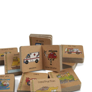 Melissa and Doug Natural Play Book Tower: Little Vehicle Books - All-Star Learning Inc. - Proudly Canadian