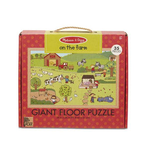 Melissa and Doug Natural Play Floor Puzzle: On the Farm - All-Star Learning Inc. - Proudly Canadian