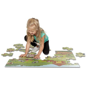 Melissa and Doug Natural Play Floor Puzzle: On the Farm - All-Star Learning Inc. - Proudly Canadian