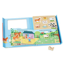 Melissa and Doug Book & Puzzle Play Set: On the Farm