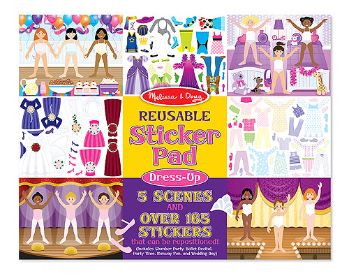 Melissa and Doug Dress Up Reusable Sticker Pad - All-Star Learning Inc. - Proudly Canadian
