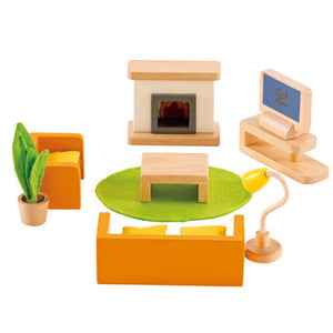 Hape Media Room Dollhouse Furniture - All-Star Learning Inc. - Proudly Canadian