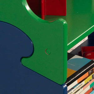 KidKraft Puzzle Bookshelf - Primary
