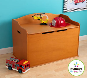 KidKraft Austin Toy Box in Honey - All-Star Learning Inc. - Proudly Canadian