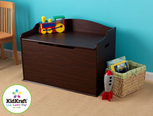 KidKraft Austin Toy Box in Espresso - All-Star Learning Inc. - Proudly Canadian