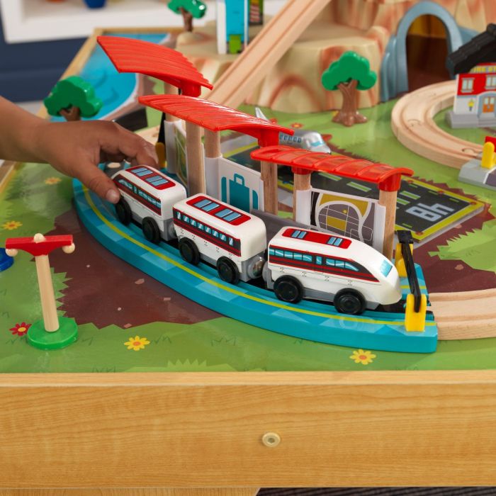 Kidkraft aero city train set & table discount