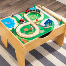 KidKraft 2-IN-1 Activity Table with Board - Natural - All-Star Learning Inc. - Proudly Canadian