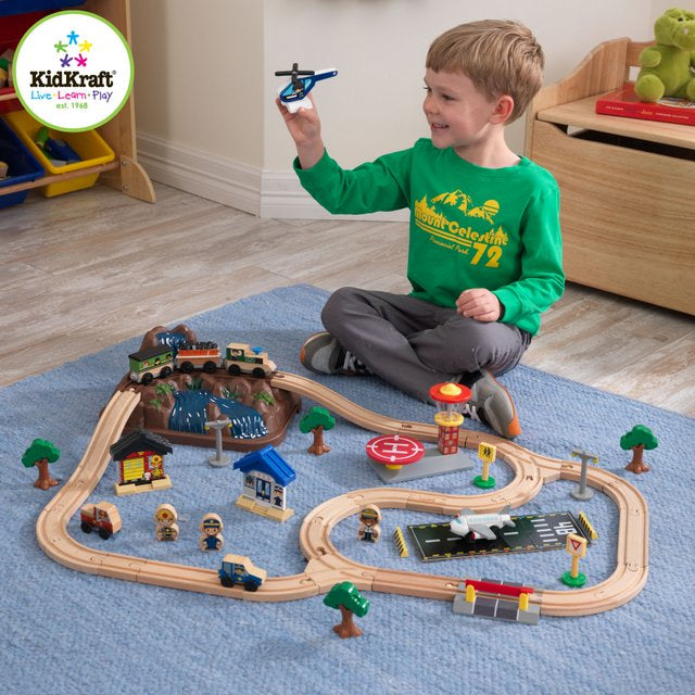 KidKraft Bucket Top Mountain Train Set - All-Star Learning Inc. - Proudly Canadian