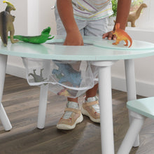 KidKraft Round Storage Table and Chair Set - Mint