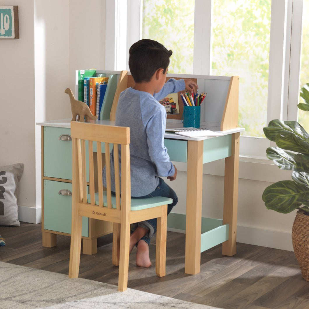 KidKraft Study Desk with Chair - Mint