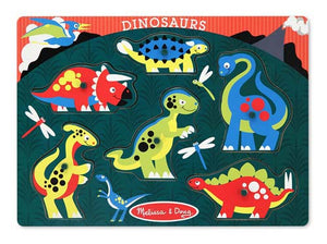Melissa and Doug Dinosaurs Peg Puzzle - All-Star Learning Inc. - Proudly Canadian