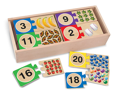 Melissa and Doug Self-Correcting Number Puzzles - All-Star Learning Inc. - Proudly Canadian