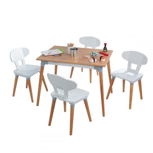KidKraft Mid-Century Kid Table and 4 Chairs Set