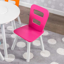 KidKraft Round Storage Table and Chair Set - Brights