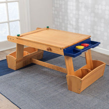 KidKraft Art Table with Drying Rack & Storage