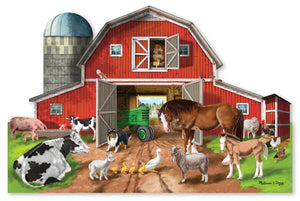 Melissa and Doug Busy Barn Yard Shaped Floor Puzzle - 32 Pieces - All-Star Learning Inc. - Proudly Canadian