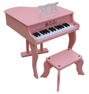 Schoenhut 30 Keys Fancy Baby Grand Piano - Pink - All-Star Learning Inc. - Proudly Canadian