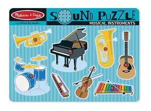 Melissa and Doug Musical Instruments Sound Puzzle - All-Star Learning Inc. - Proudly Canadian