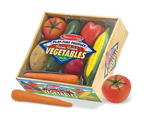 Melissa and Doug Play-Time Produce Vegetables - Play Food - All-Star Learning Inc. - Proudly Canadian