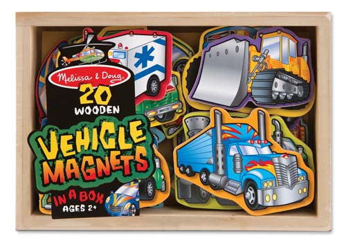 Melissa and Doug Wooden Vehicles Magnets - All-Star Learning Inc. - Proudly Canadian