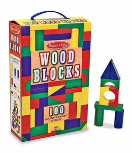 Melissa and Doug 100 Piece Wood Blocks Set - All-Star Learning Inc. - Proudly Canadian