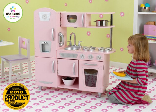 KidKraft Pink Vintage Kitchen - All-Star Learning Inc. - Proudly Canadian