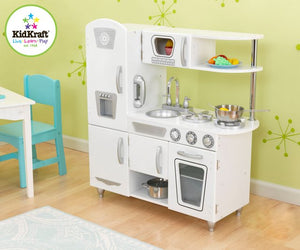 KidKraft White Vintage Kitchen - All-Star Learning Inc. - Proudly Canadian