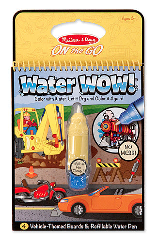 Melissa and Doug Water WOW! Book - Vehicles - All-Star Learning Inc. - Proudly Canadian